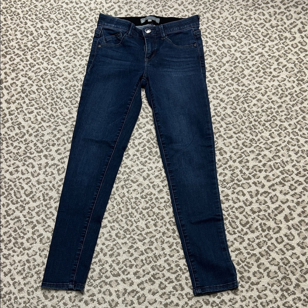 Wit & Wisdom Ab-solution blue denim skinny jeans sz 0